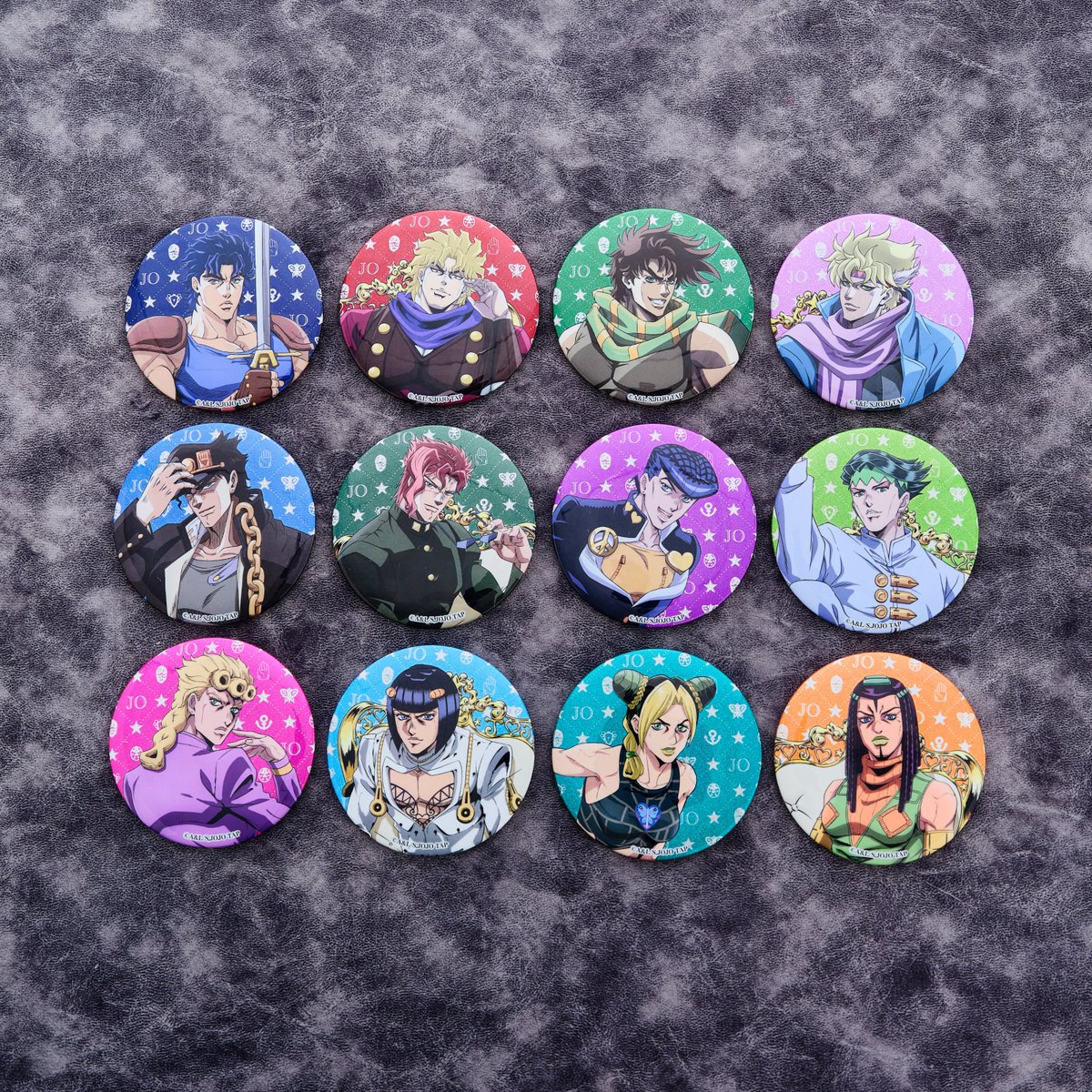 JOJOWORLD 3ジョジョワールド3 グリッター缶バッチシーザー・ツェペリ