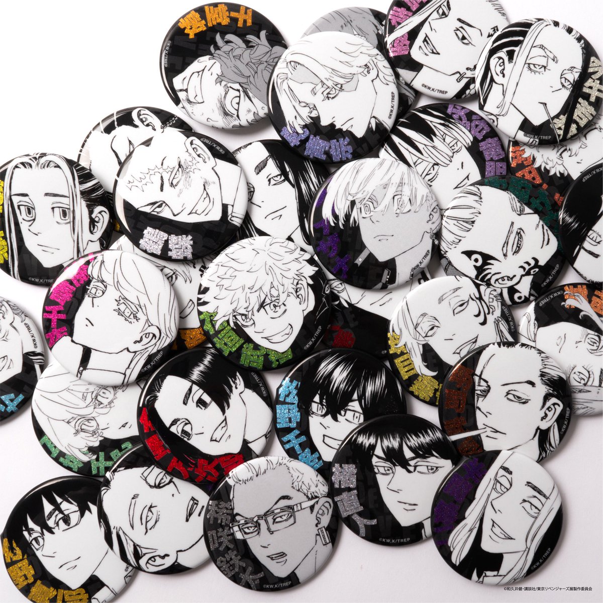 マイキーマート】柏店 新商品紹介！ グリッター缶バッジ(ランダム30種