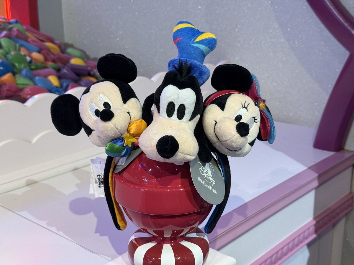 カスタマイズできるカチューシャも #カリフォルニアディズニー70周年