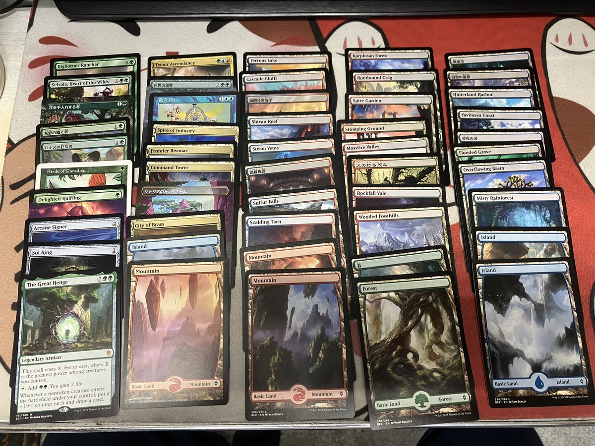 統率者《ティムールの咆哮、エシュキ》のBracket-3デッキ、暫定で完成