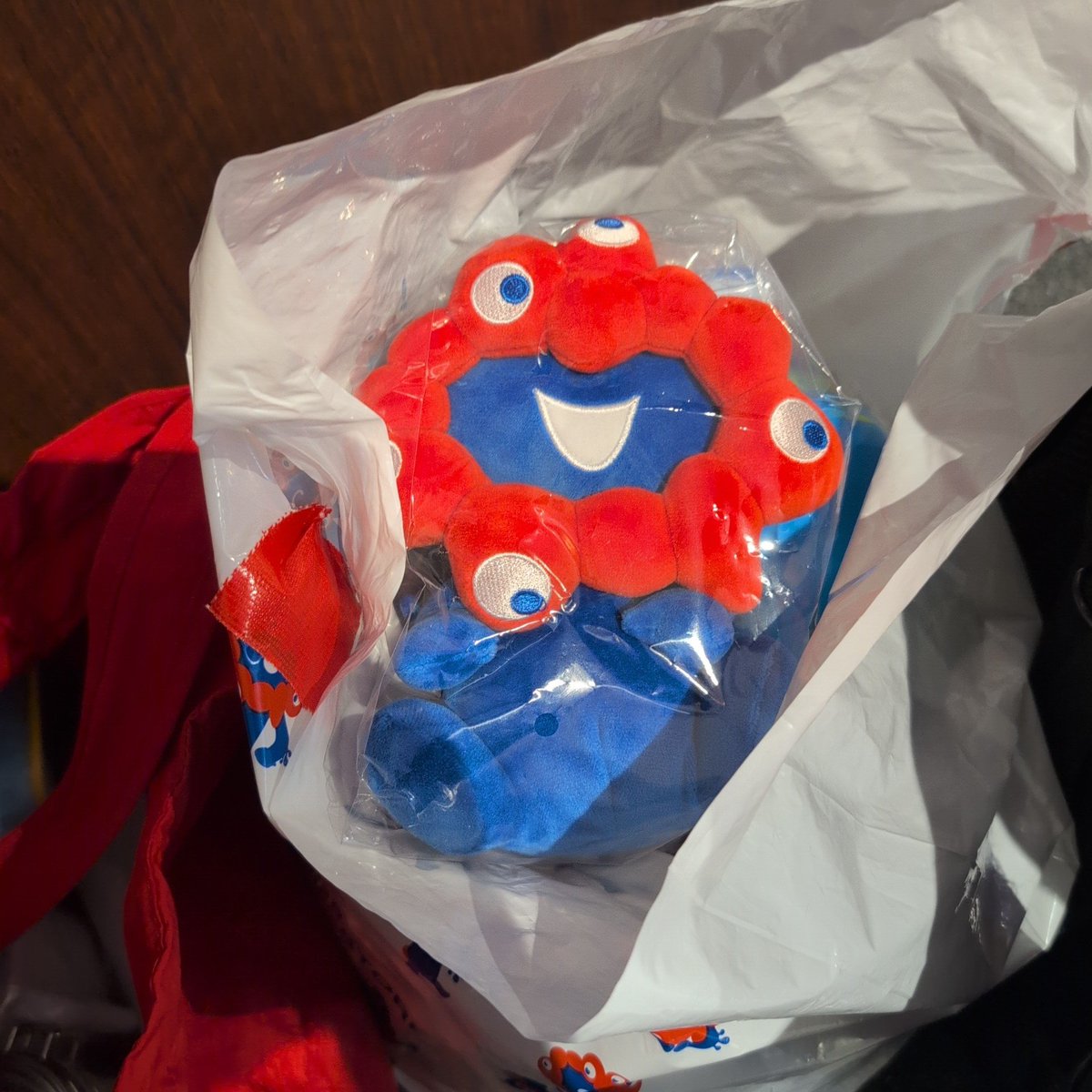 万博公式ライセンス、ミャクミャクお楽しみ袋を当選したので取りに来