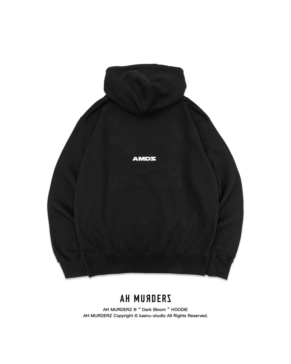 残 り わ ず か !!!!!!!! AH MURDERZ “ Dark Bloom “ HOODIE NAVYとASH