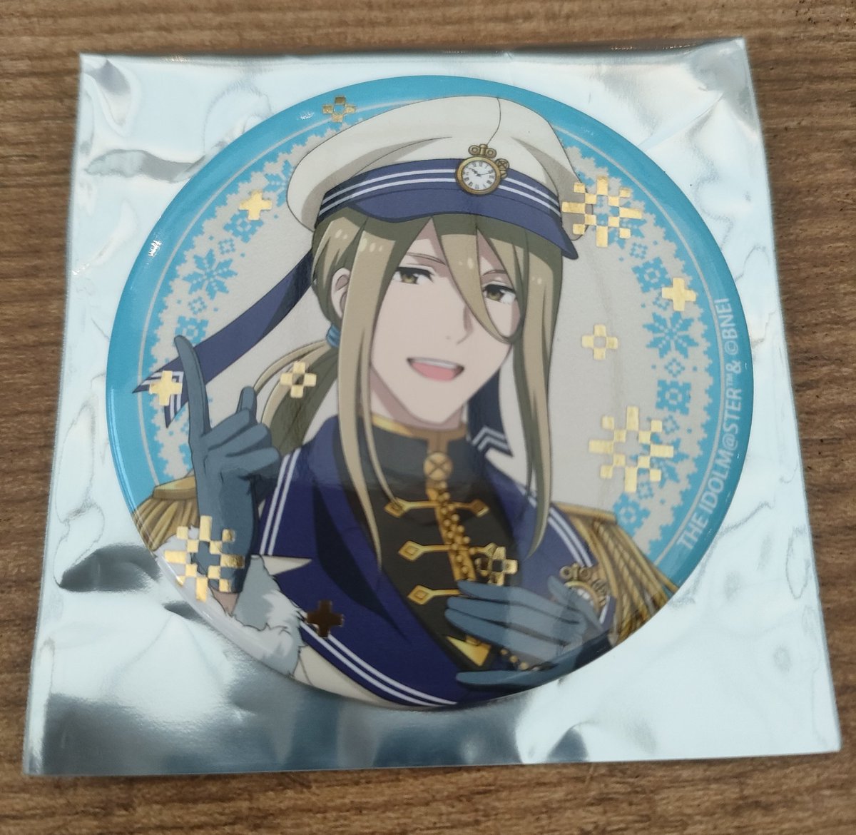 SideM 箔押し缶バッジ クリアカード 八景島シーパラダイス クリス 交換