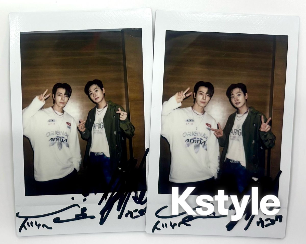 ✨Kstyle14周年プレゼント✨】 SUPER JUNIOR-D&E直筆サイン入りチェキ