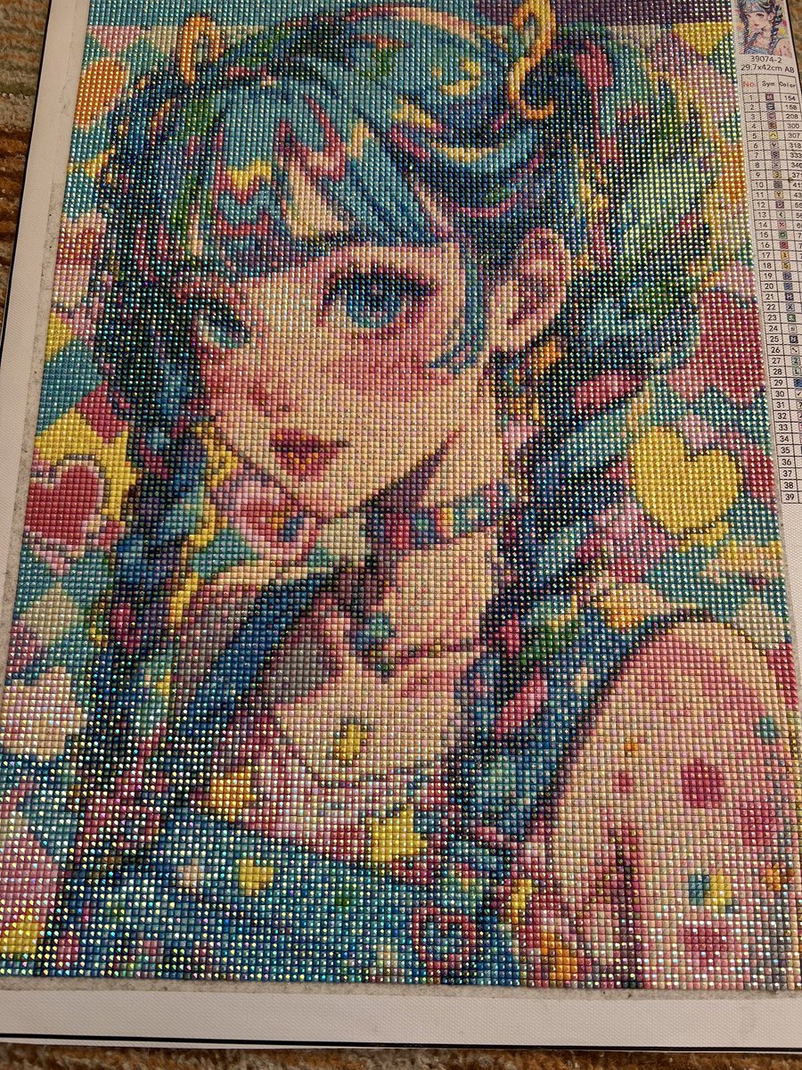 完成👏👏✨ #ダイヤモンドアート