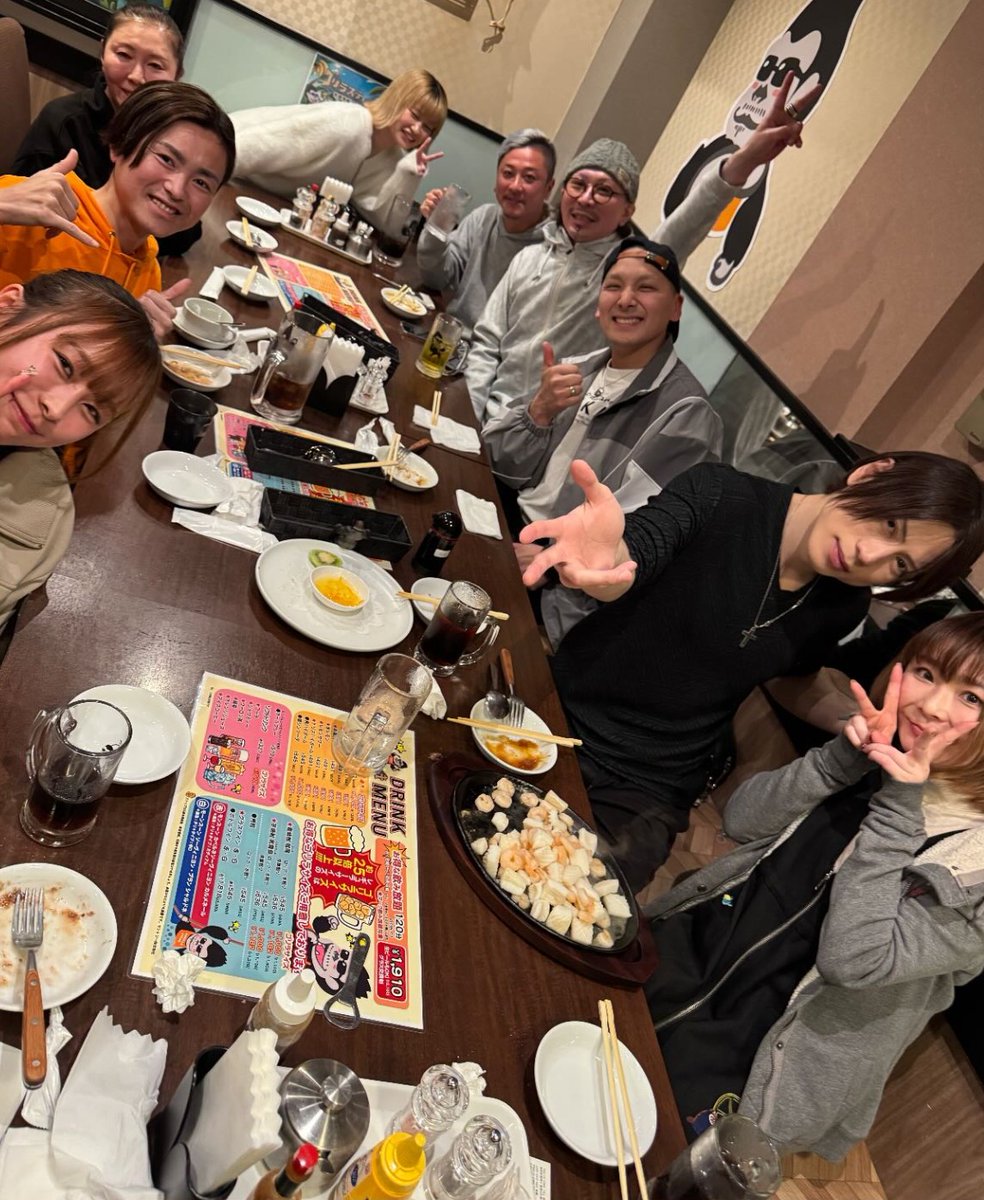 ゴリラステーキさんで新年会🤗✨ 楽しかったね🫶 @gorilla_steak