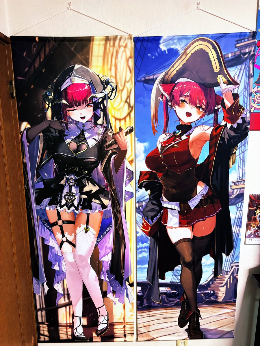 コミケ SEASIDE あかさあい 宝鐘マリン 等身大タペストリー c107