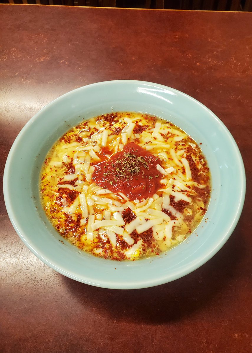 トマト&チーズトッピング 絶妙な組み合わせ クセになります