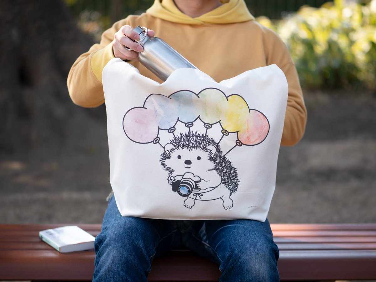 再販したトートバッグのイメージ画像が新しく追加されました！大きくて