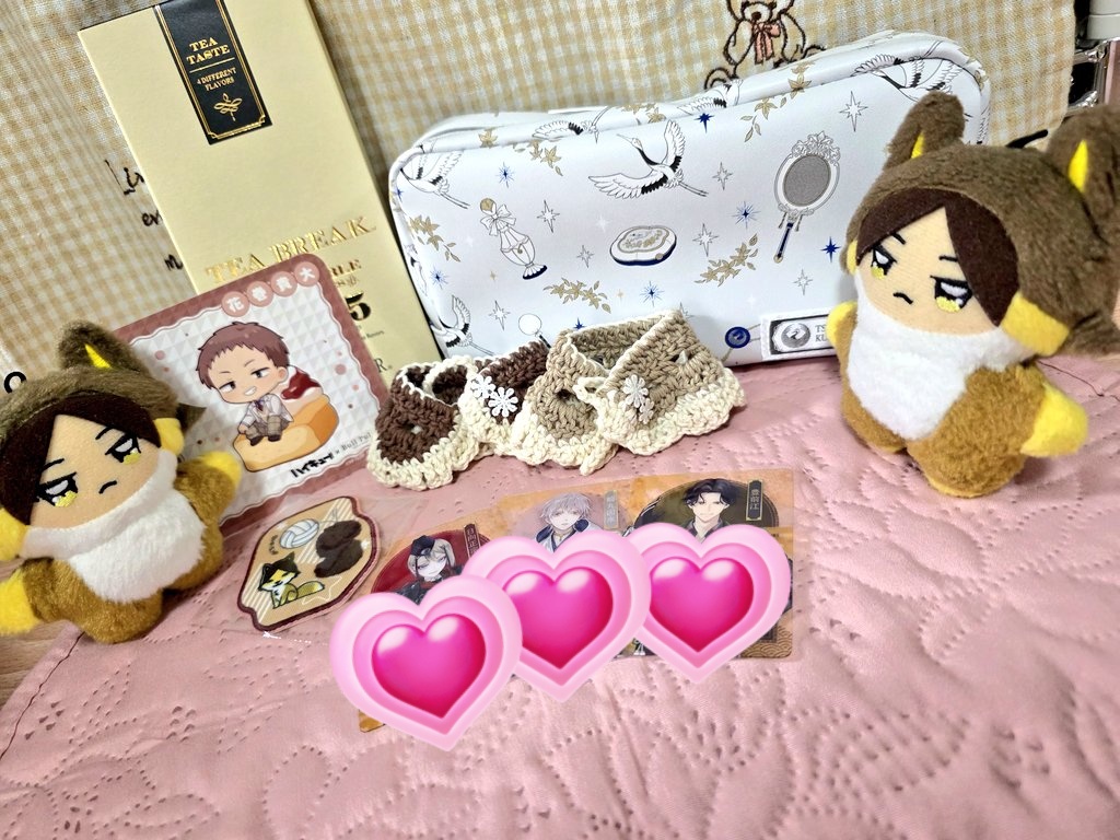 いちちゃん𐔌 @IdddM5K9kSnYlW4 𐦯から素敵なプレゼント頂いたよんෆ