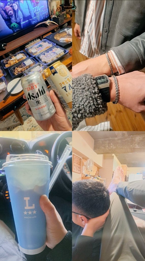 2人にとって寛げる時間帯。 呑み過ぎに注意しよう。