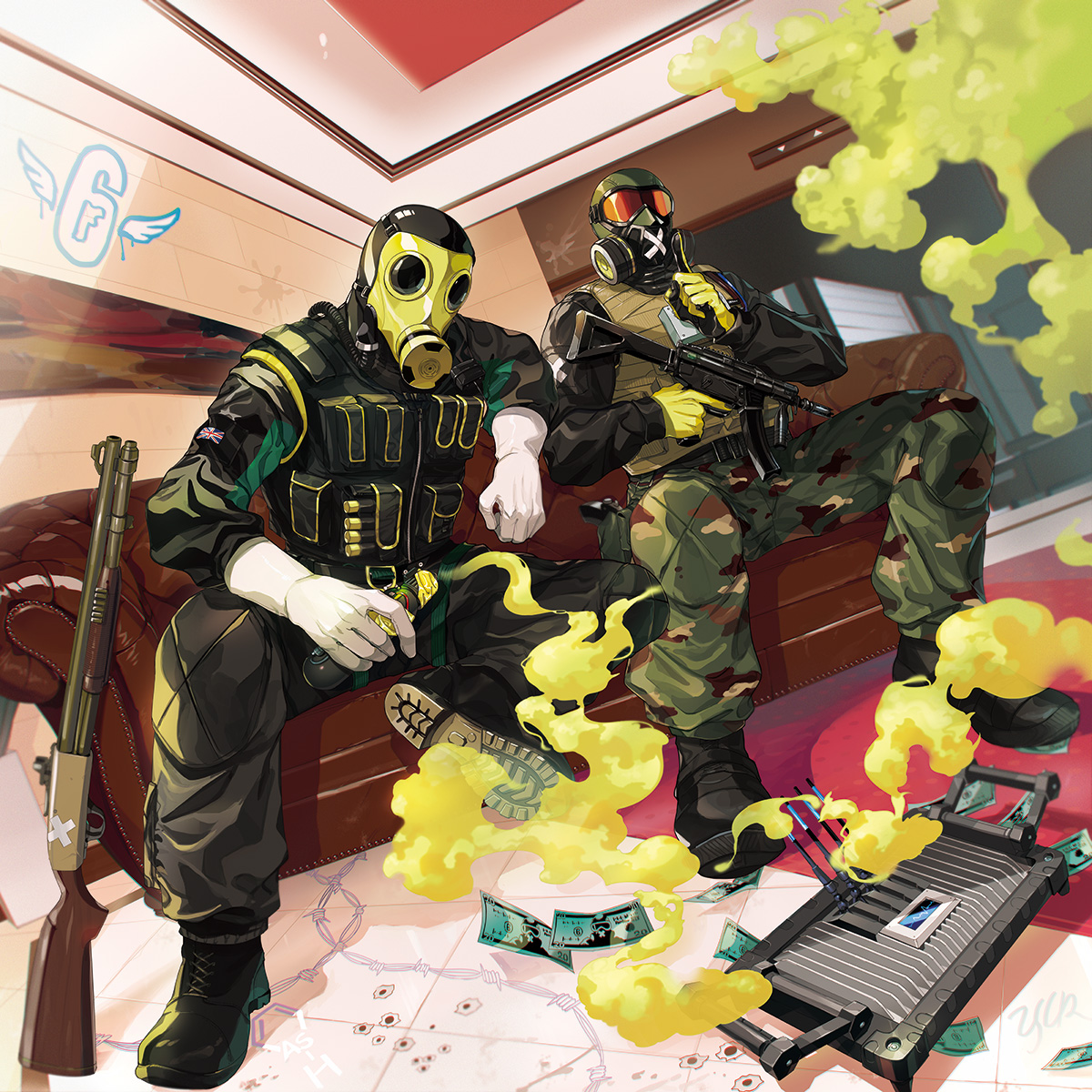 レインボーシックス モバイル』 世界同時配信記念アート 🎨 by TSCR