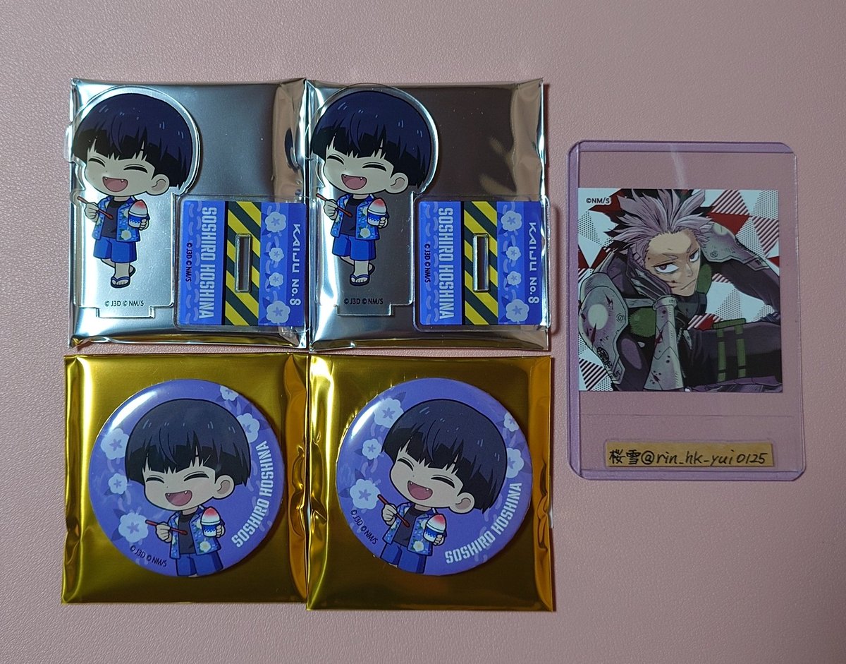 交換】 怪獣8号 and GALLERY アンドギャラリー アクリルスタンド 缶