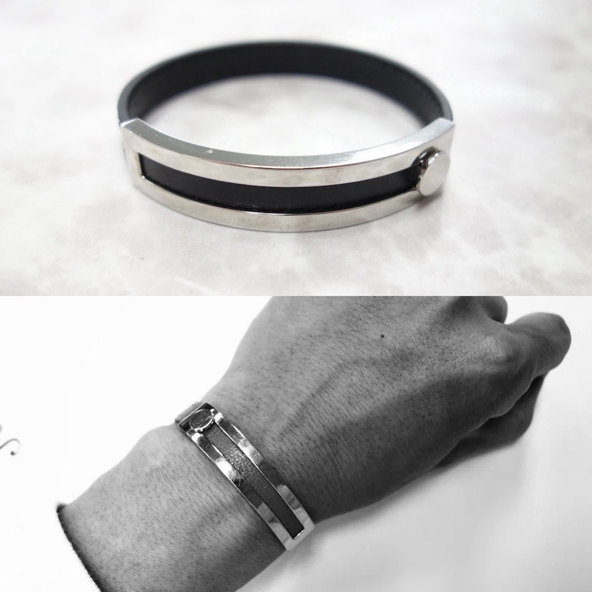 HERMES エルメス プスプス レザーブレスレット フランス製、新規WEB UP