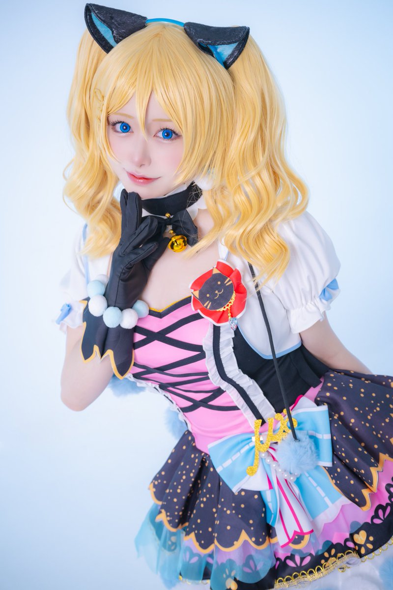🐈‍⬛cosplay🐾 LoveLive!/絢瀬絵里 キャットツインテール編🎀🩵 Photo