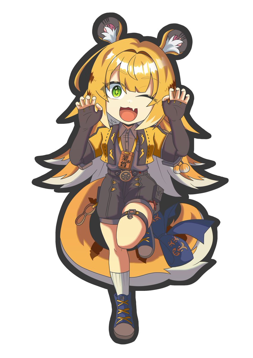 姉弟子描きました 公式で福福グッズ出してくれ ＃ゼンレスゾーンゼロ