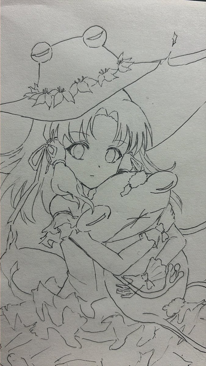 模試やらテストやらありなかなか絵を描く時間がとれていませんが