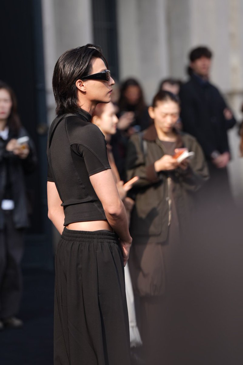 チラ見せが良いですね☺️ BA GULF WITH GUCCI FW26 #GULFxGucciMFW26