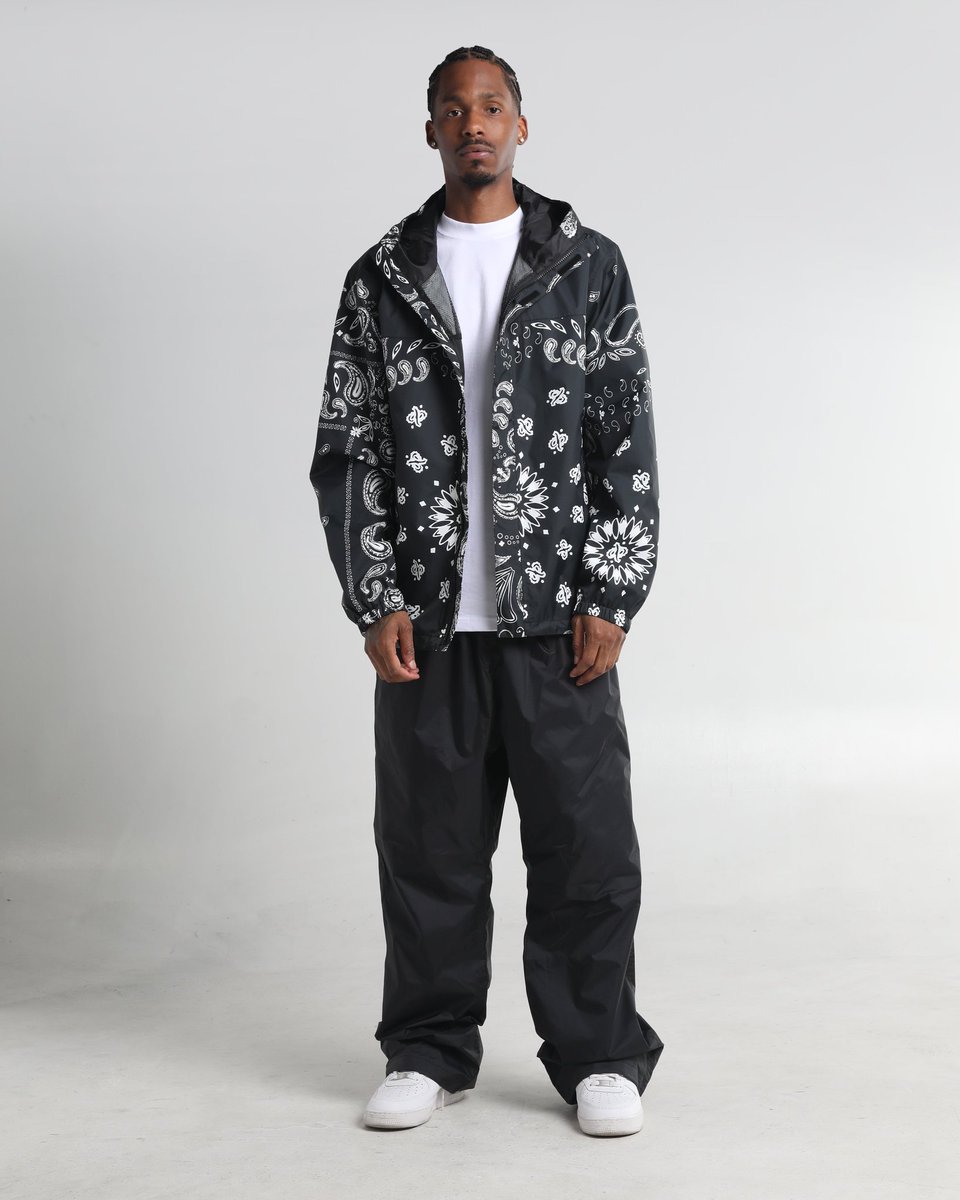 SHAKA WEAR/シャカウェア 】 Windbreaker Jacket🆕 ペイズリー柄を使用