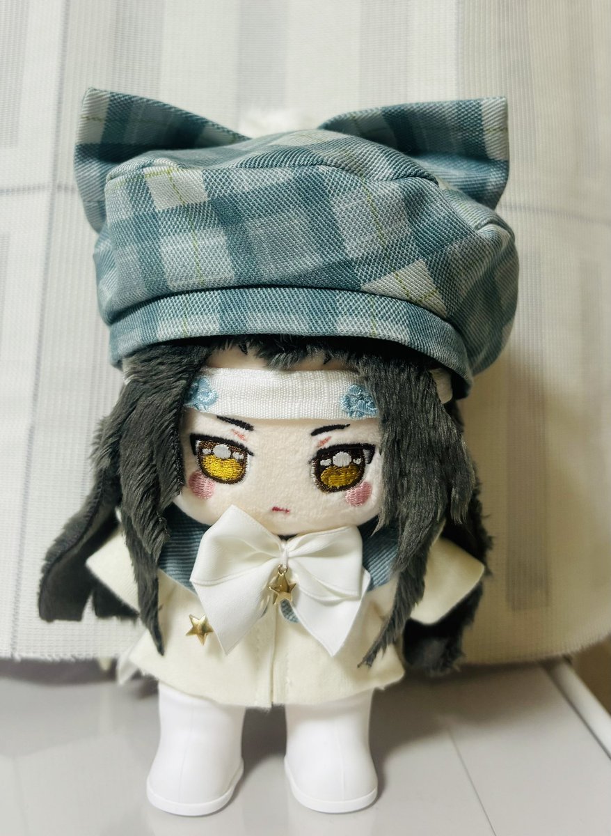 せさみさん（@sesameyoi ）からベレー帽セットをお迎え!🥳 早速10cm藍