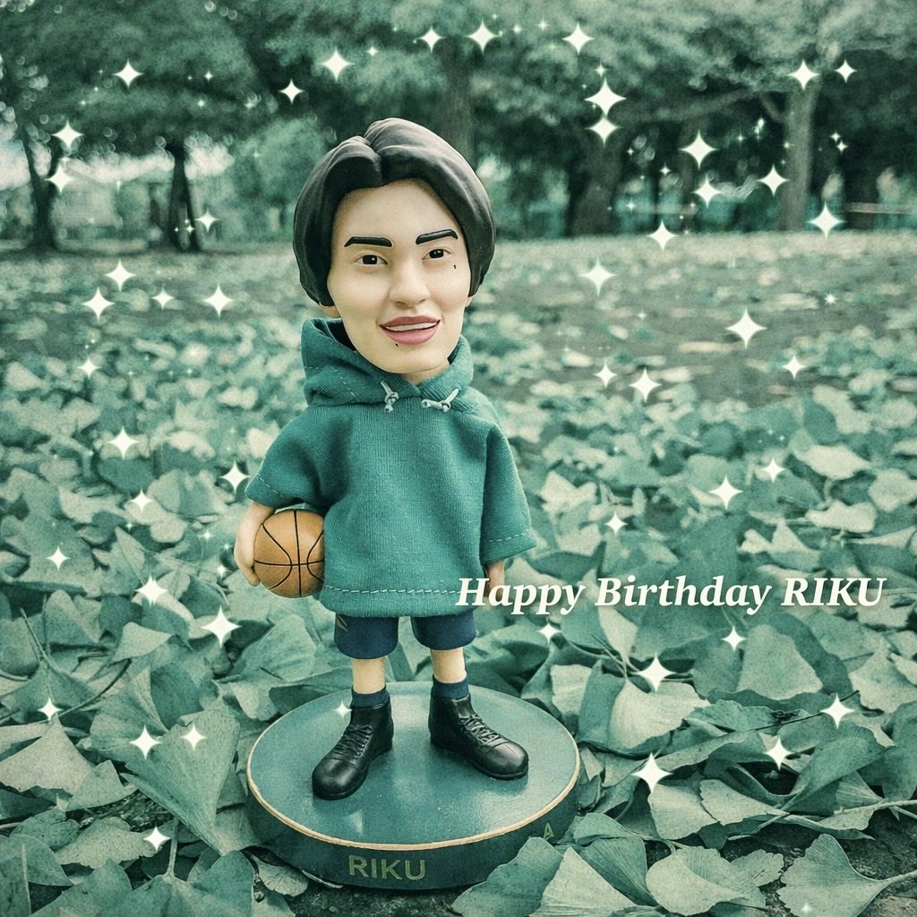 チャッピーに花緑青色にしてもらった #萩原利久 #萩原利久誕生祭2026