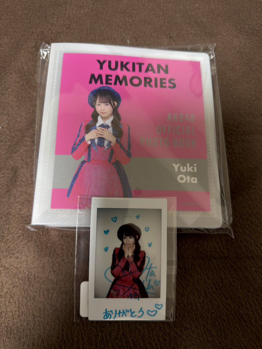太田有紀 #AKB48 推しGALLERY BOOK 届いた〜。 抽選特典のゆきたん