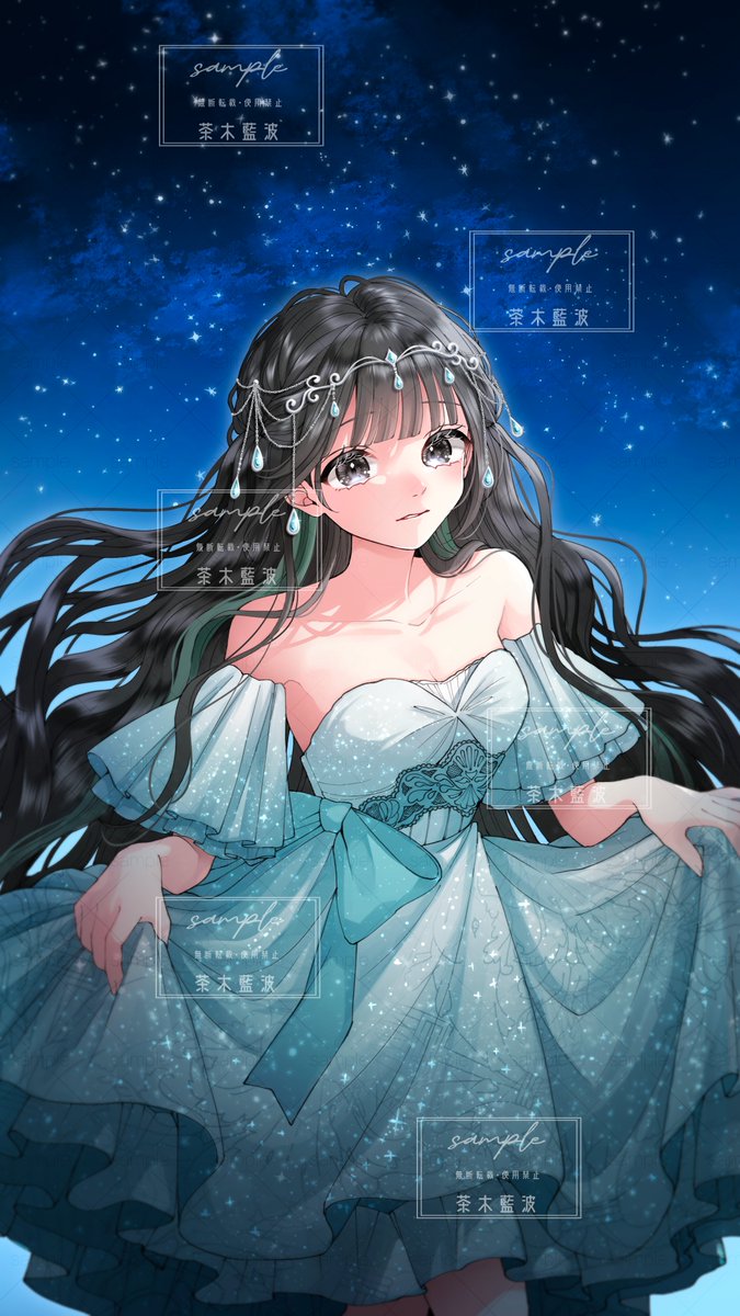 ご依頼いただいたイラスト一部公開⭐️ 立ち絵・一枚絵・Live2Dパーツ