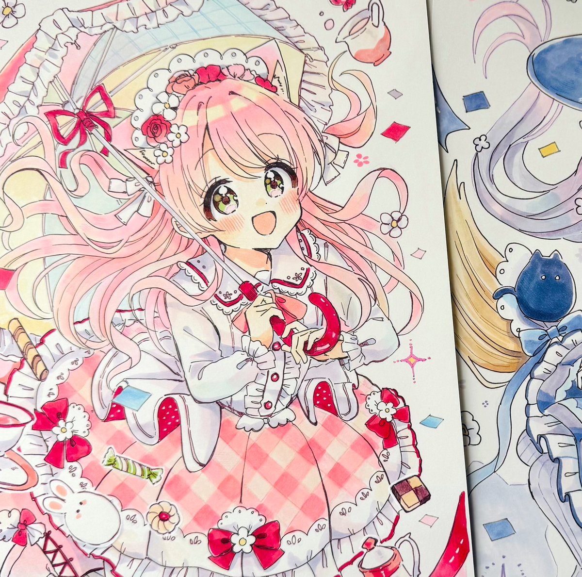 ふしぎな猫のまち メルティア』描き下ろしイラストがちゃおプラスで