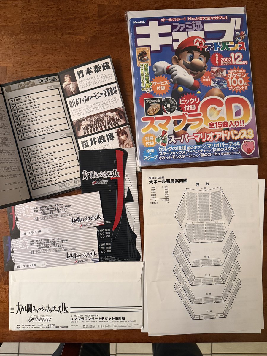 In 2002 Smash went orchestral. 🎻Smash Bros. DX Orchestra Concert