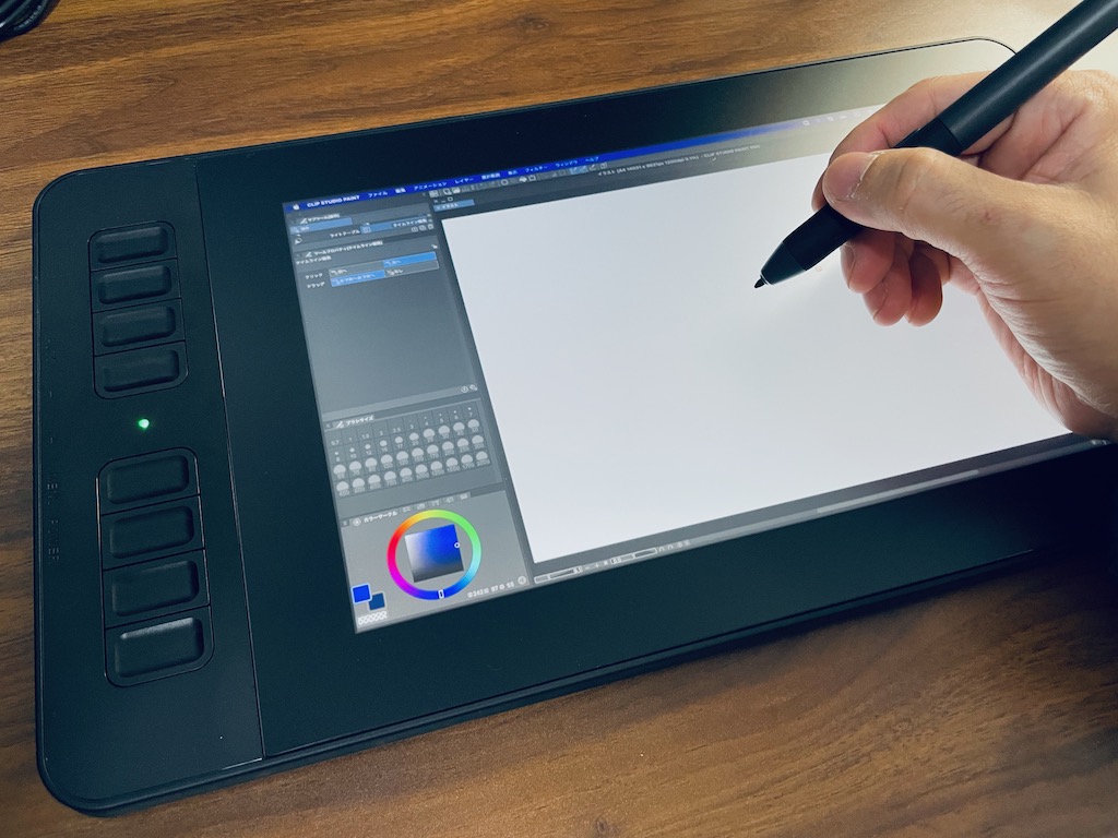 GAOMON PD1161 実機レビュー｜ 価格2万円を切る小型液タブの描き心地は