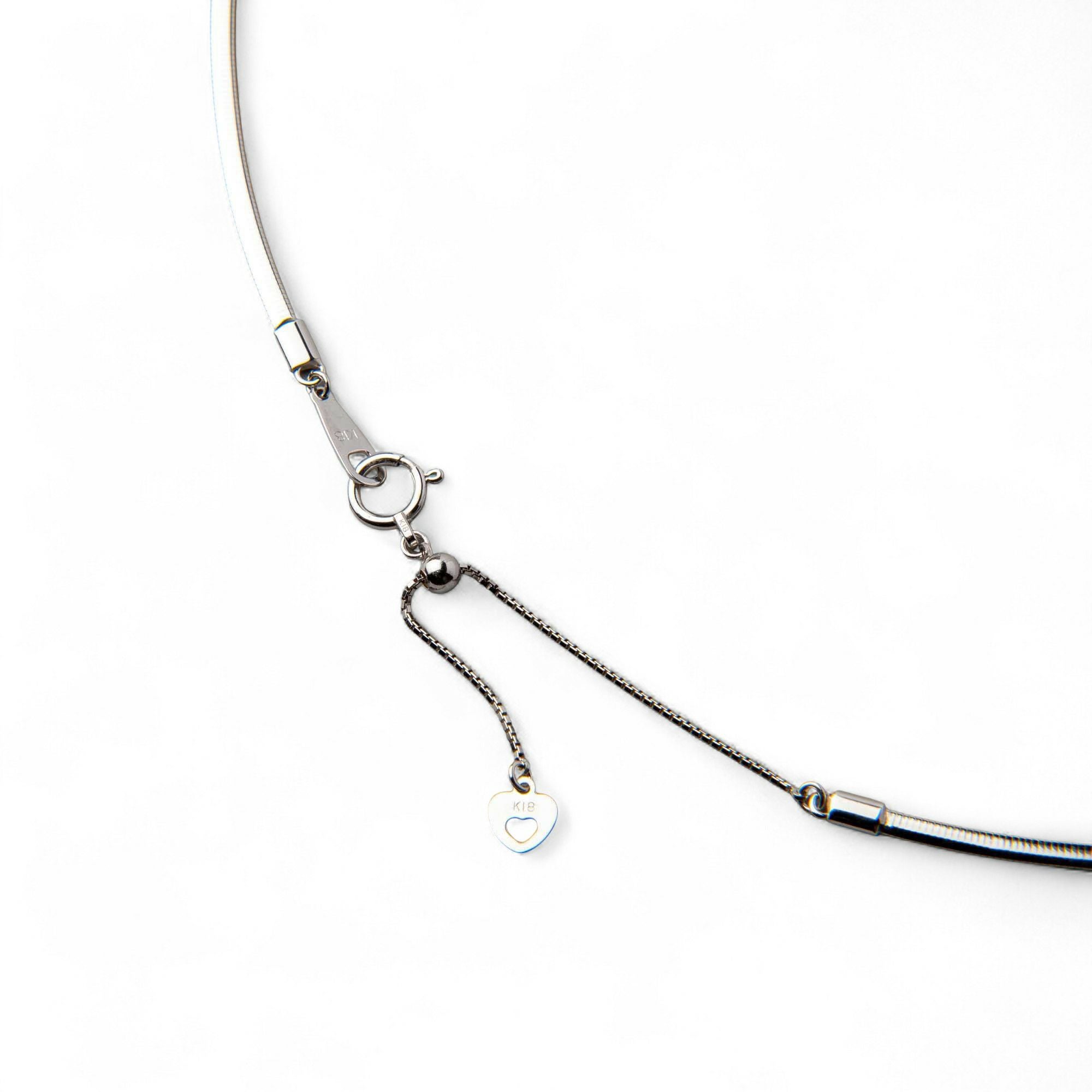 WEB限定】オメガネックレス 約2.0mm K18WG/YG(リバーシブル