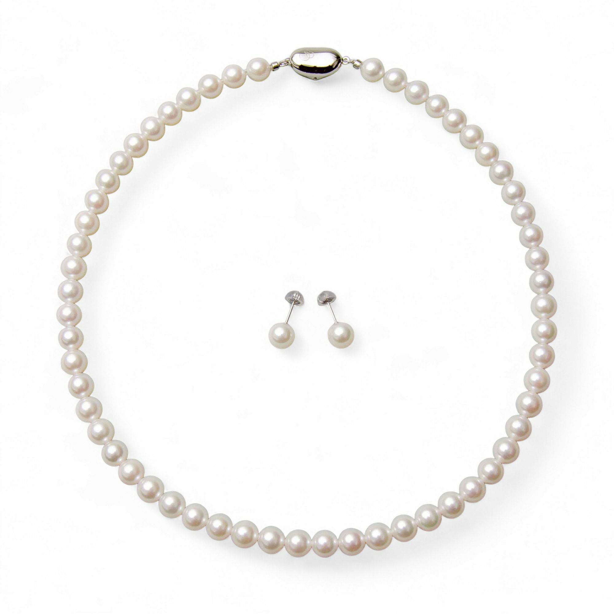 WEB限定】あこや真珠 ネックレスセット 7.0-7.5mm -BASIC- | 7.0-8.0mm