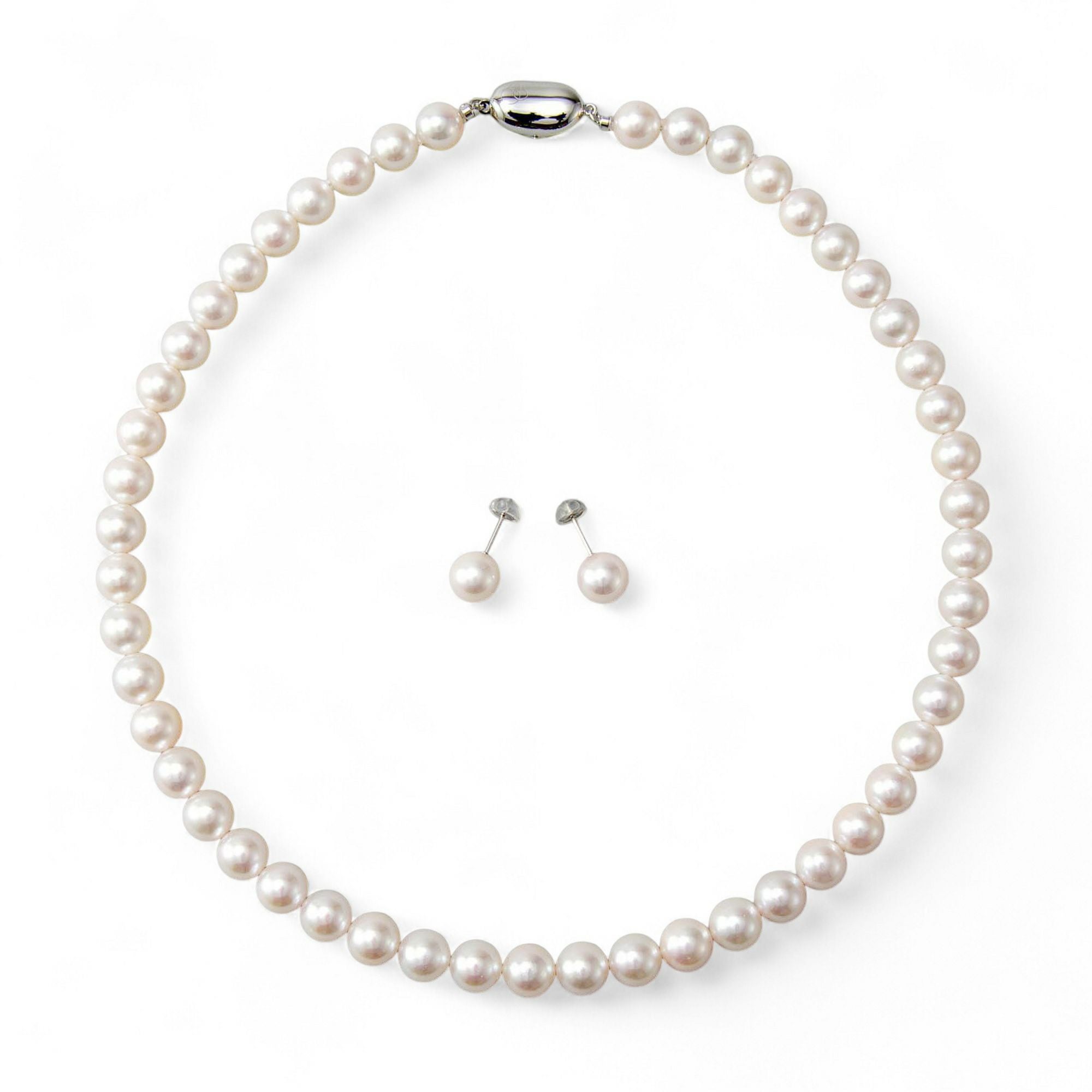 WEB限定】あこや真珠 ネックレスセット 8.0-8.5mm -BASIC- | 8.0-9.0mm