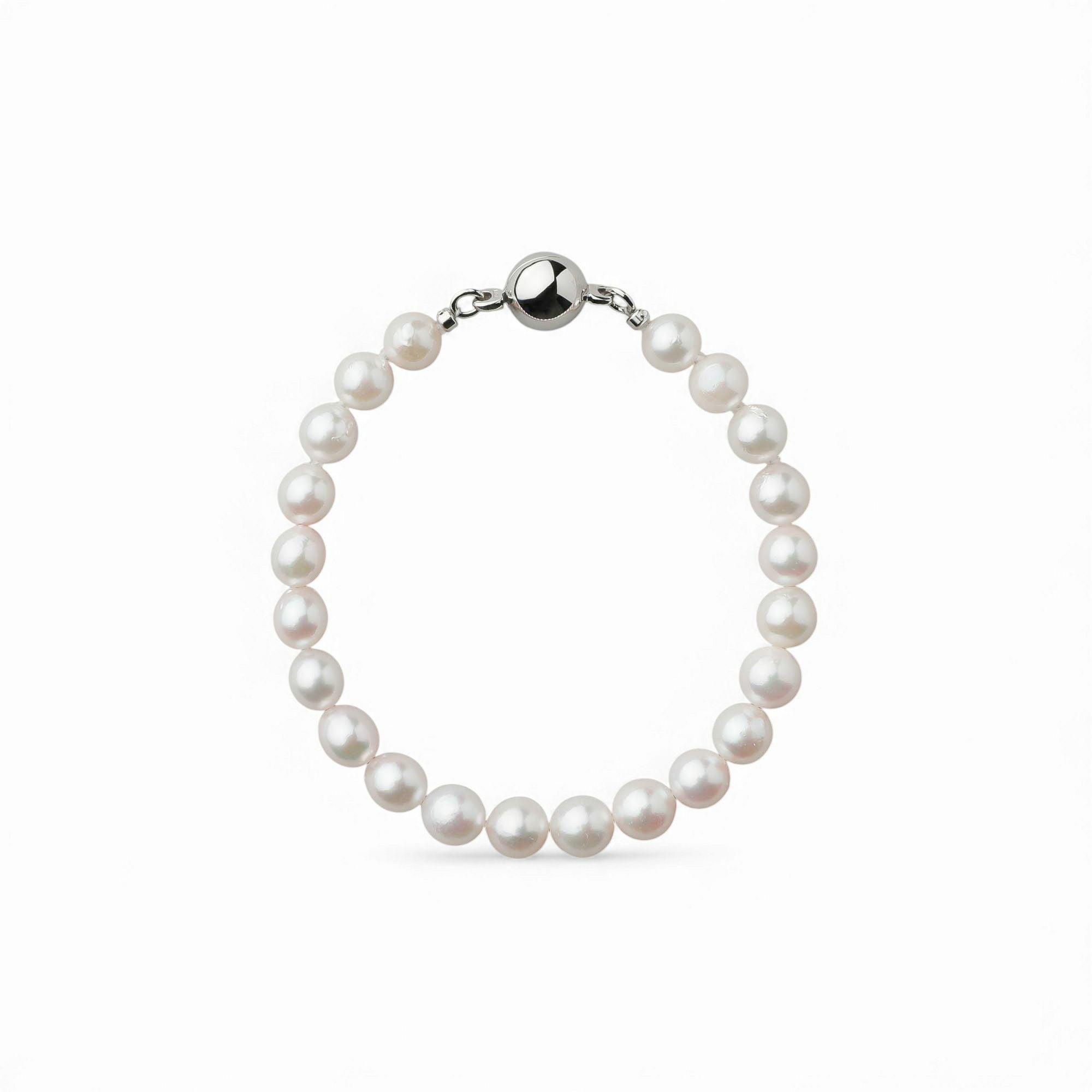 WEB限定】あこや真珠 ブレスレット7.0-7.5mm SV925 | ブレスレット・念珠