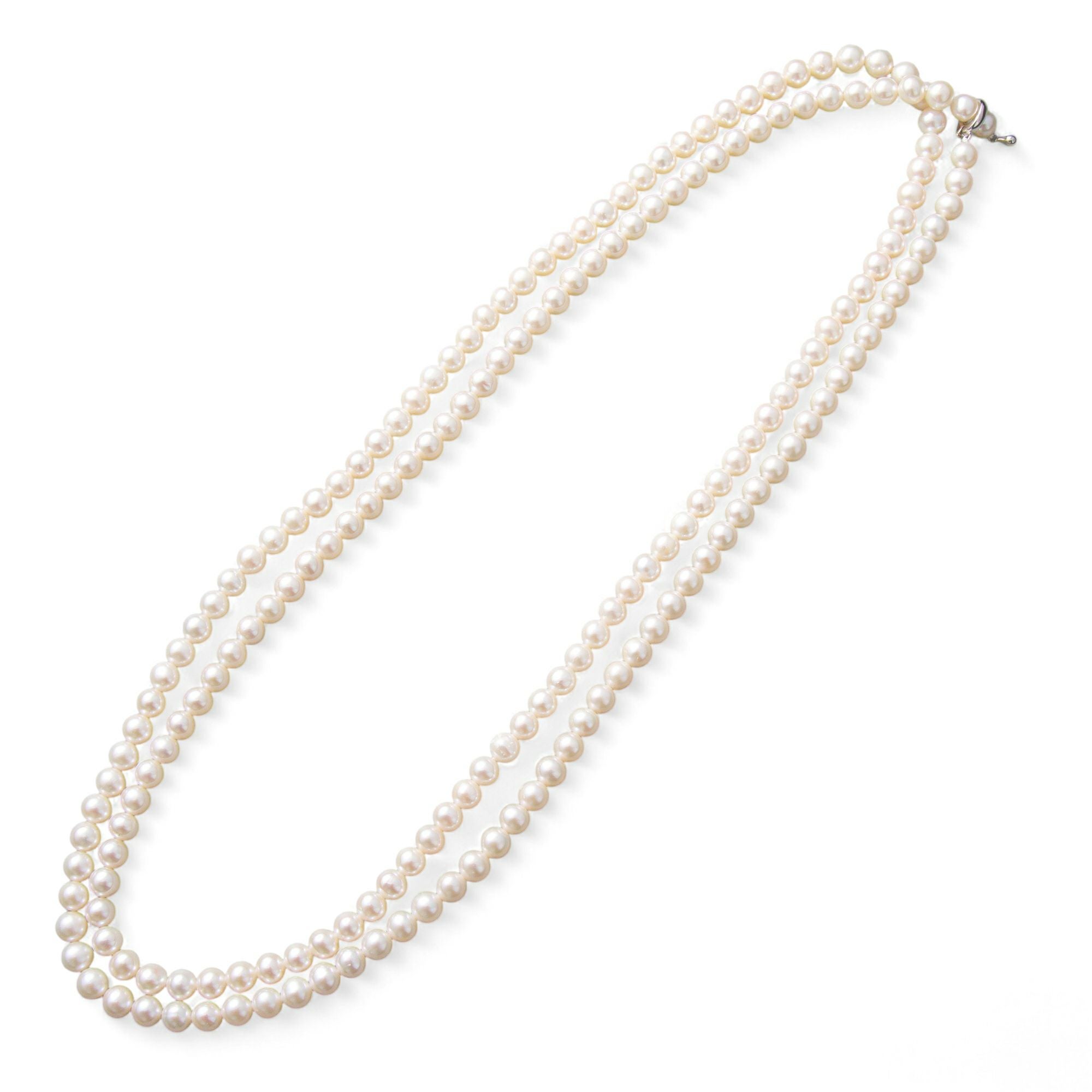あこや真珠 ロングネックレス7.0-7.5mm 120cm | 7.0-8.0mm