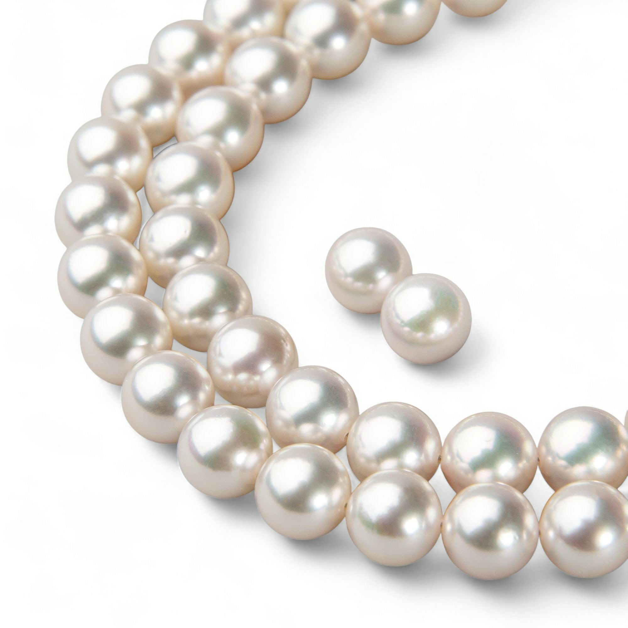 WEB限定】あこや真珠 ネックレスセット 7.5-8.0mm -準花珠- | 7.0-8.0mm