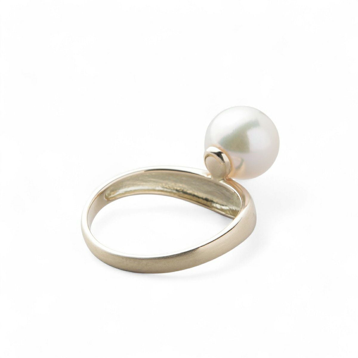 Supple あこや真珠 リング8.5-9.0mm K10YG ツヤケシ | あこや真珠リング