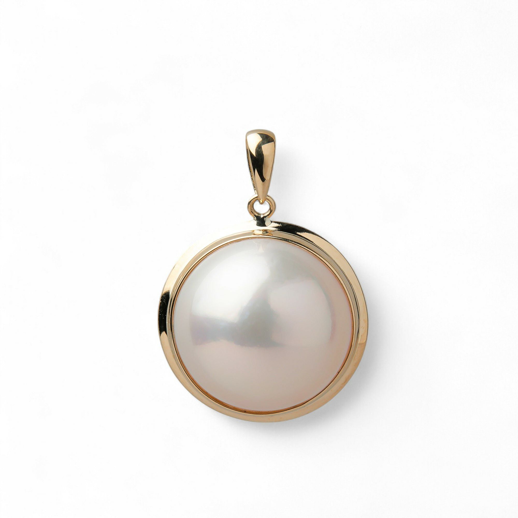 マベ真珠 ペンダントトップ15mmUP K18YG [WSP] | その他ペンダント