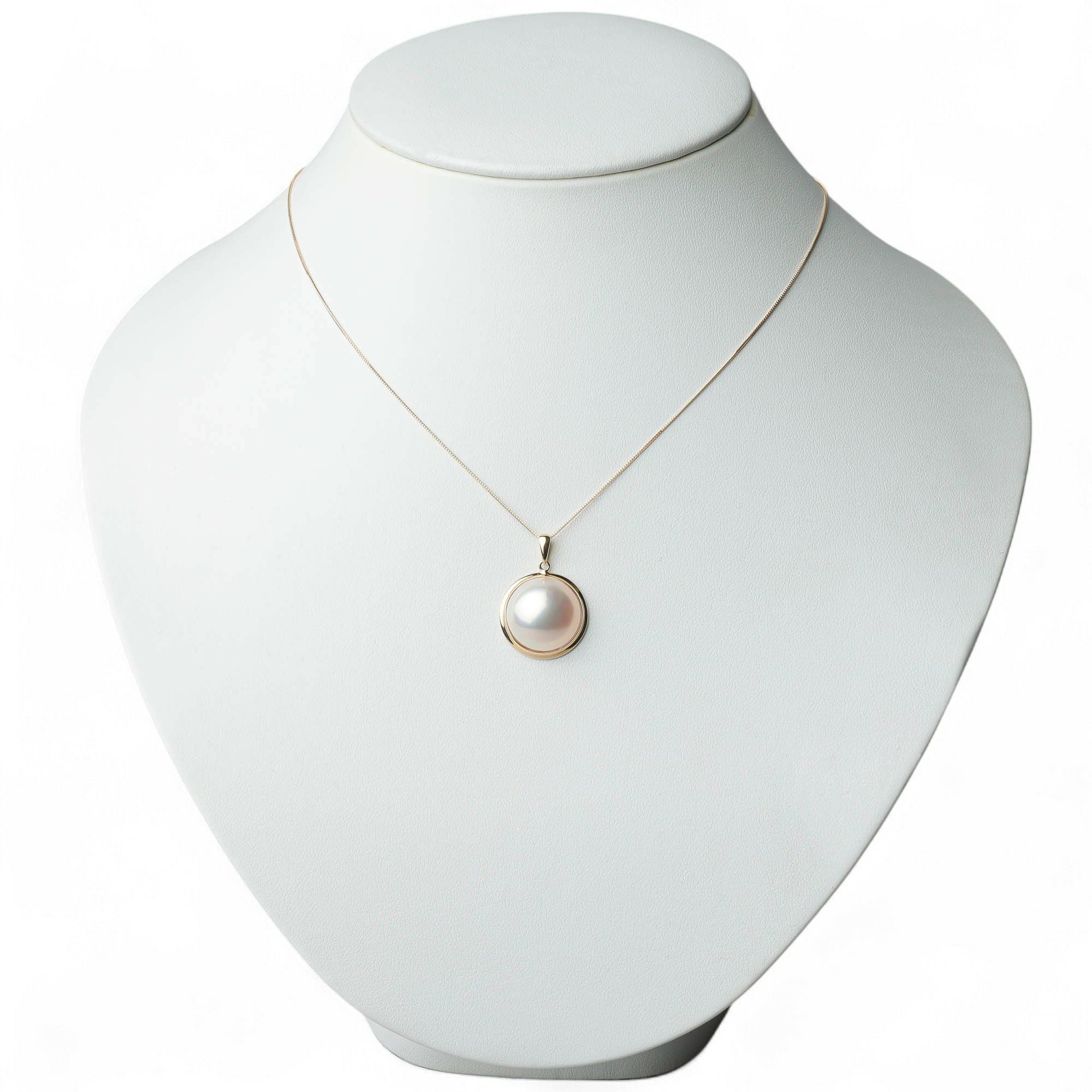 マベ真珠 ペンダントトップ15mmUP K18YG [WSP] | その他ペンダント