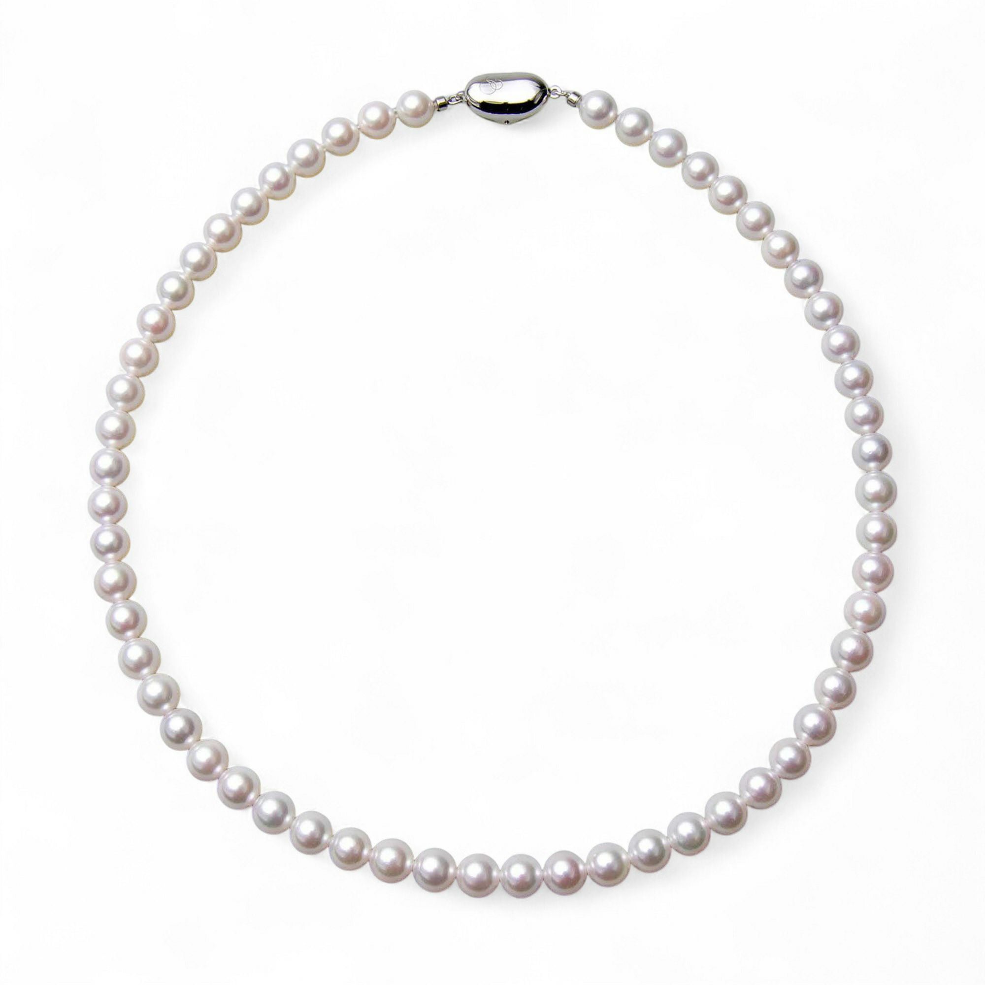 日本橋三越】約7mmあこや本真珠 パールネックレス 購入証明書/ボックス