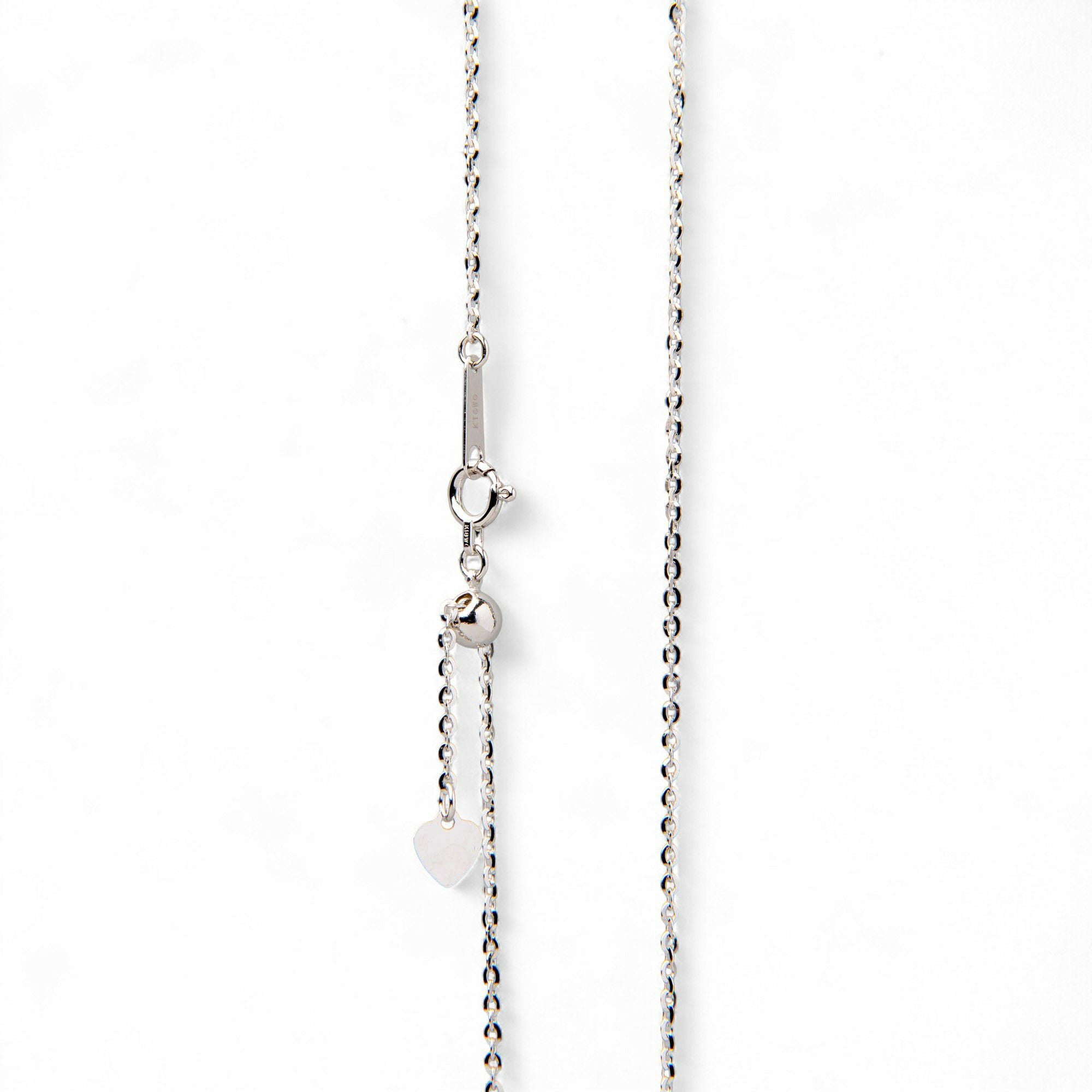 WEB限定】トゥインクルカット チェーン 70cm K18WG | チェーン・金具