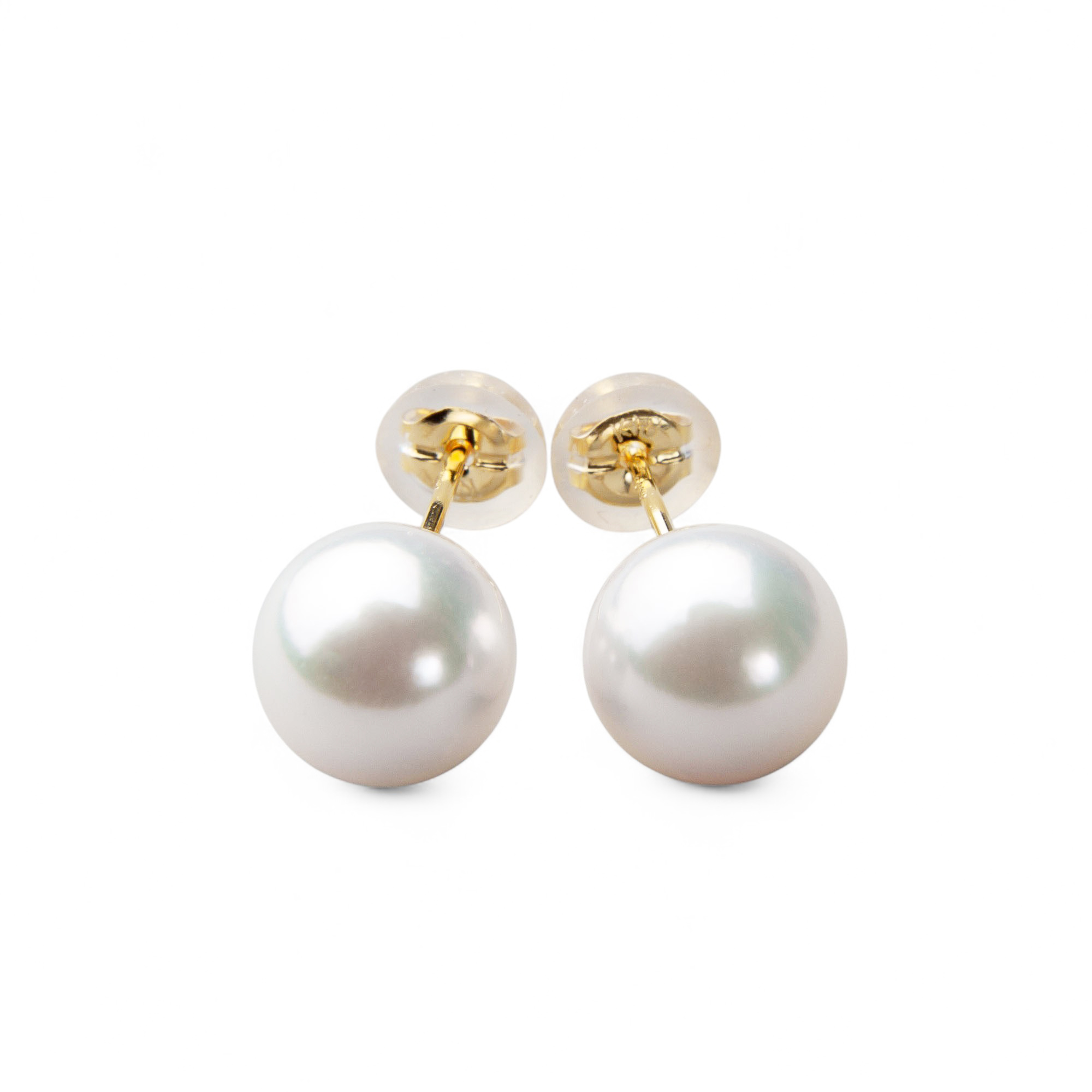 オーロラ花珠真珠 ピアス8.0-8.5mm PT900 | 花珠真珠ピアス・イヤリング