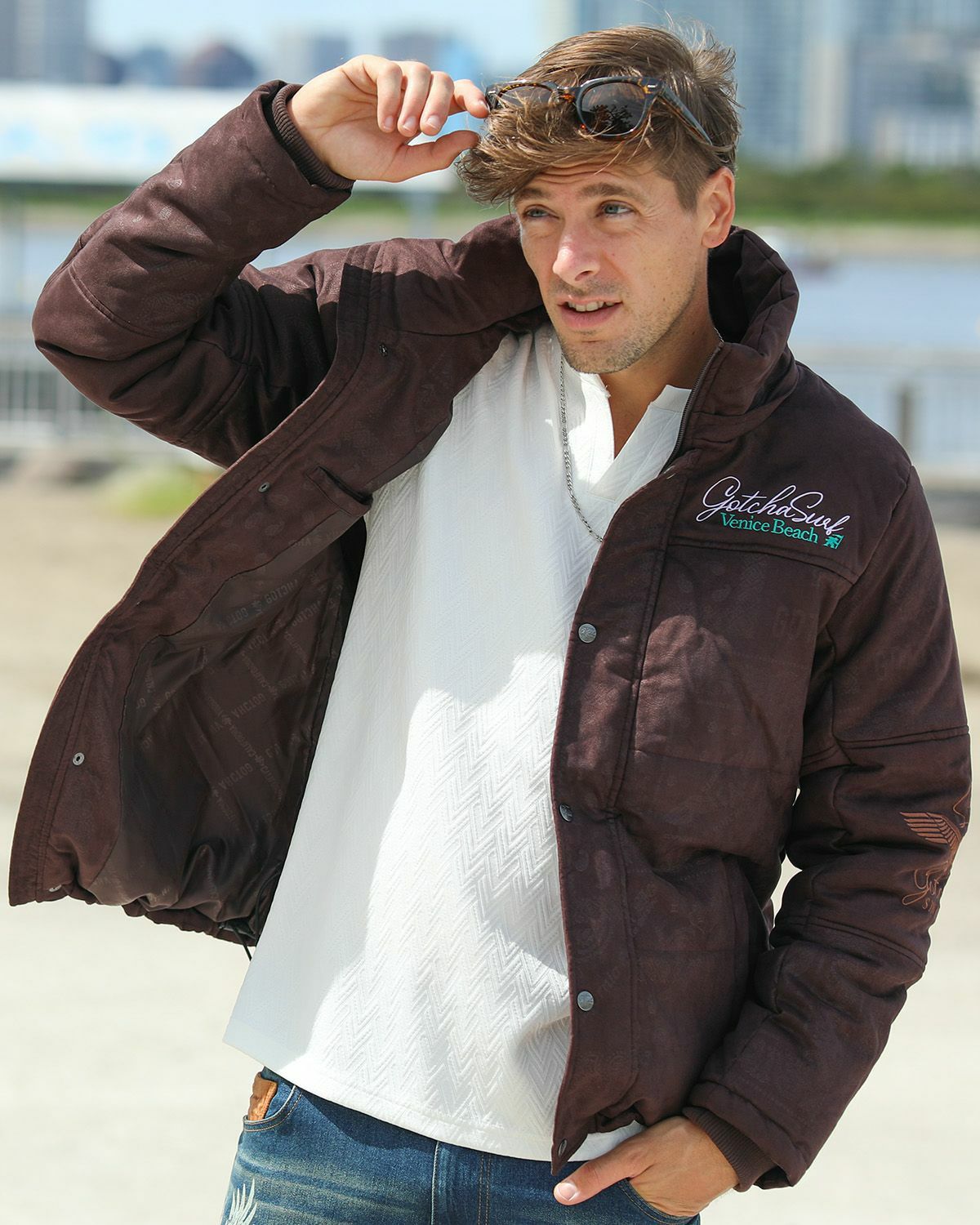 GOTCHA] 撥水 エンボス ポリスウェード 中綿 ジャケット | PEET ONLINE