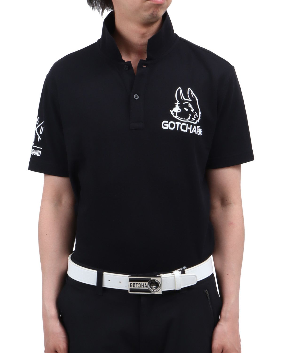 WOLFDOGS名古屋 ポロシャツ 黒 COFFEE WOLFDOGS名古屋 ポロシャツ 黒