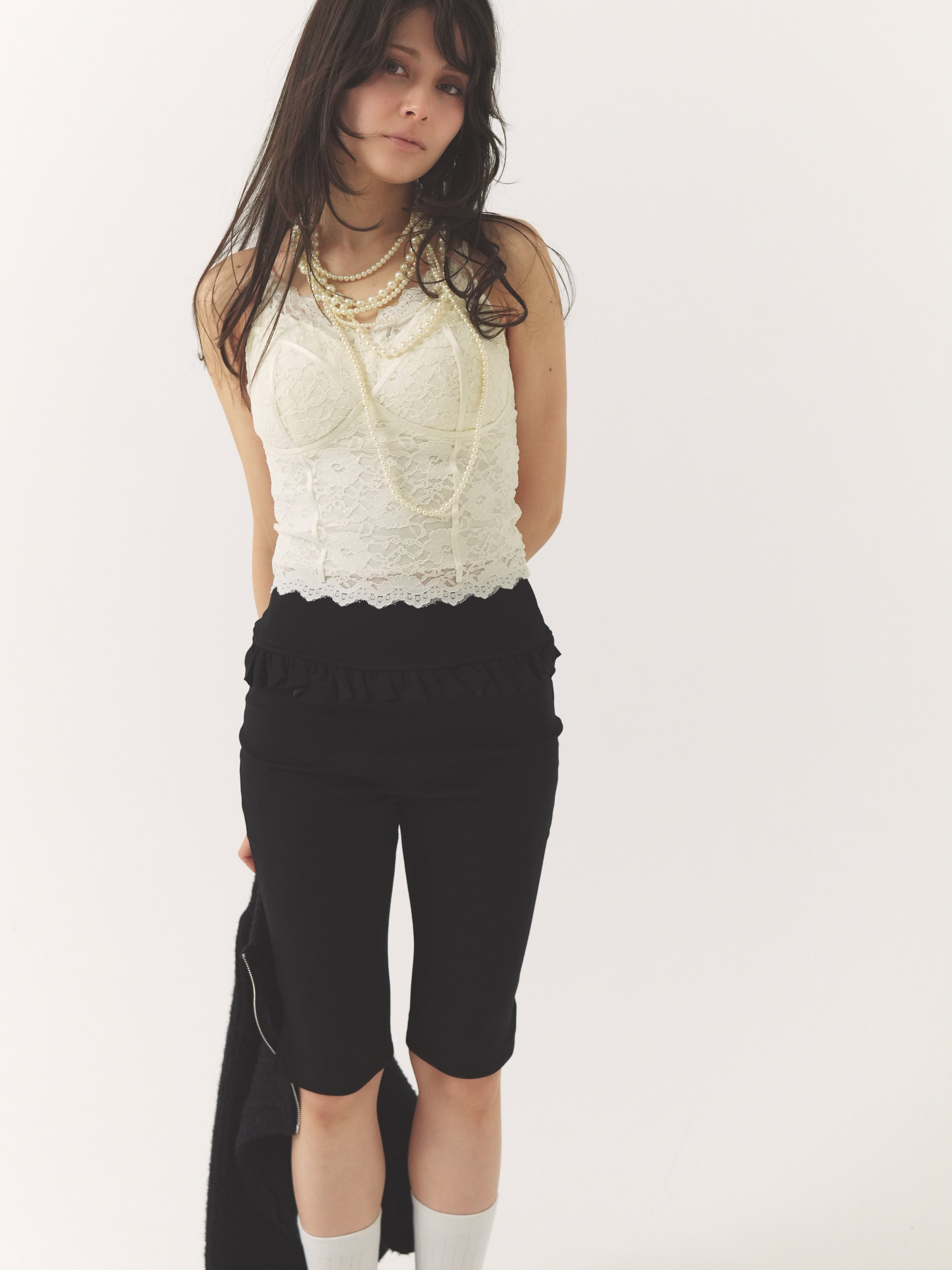 lace corset camisole｜PELLICULE | ぺリキュール