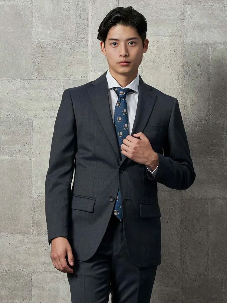 上下洗える】2つボタンスーツ【クラシコ】ドビー ネイビー | P.S.FA