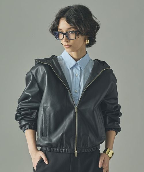 Curensology×GELLI】レザーフードブルゾン | [公式]カレンソロジー