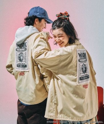 STRANGER THINGS】コラボ アソートコーチジャケット | [公式