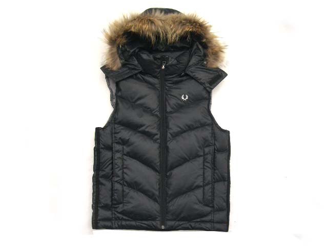 fred perry/フレッドペリー ファー付きダウンベスト : refalt blog