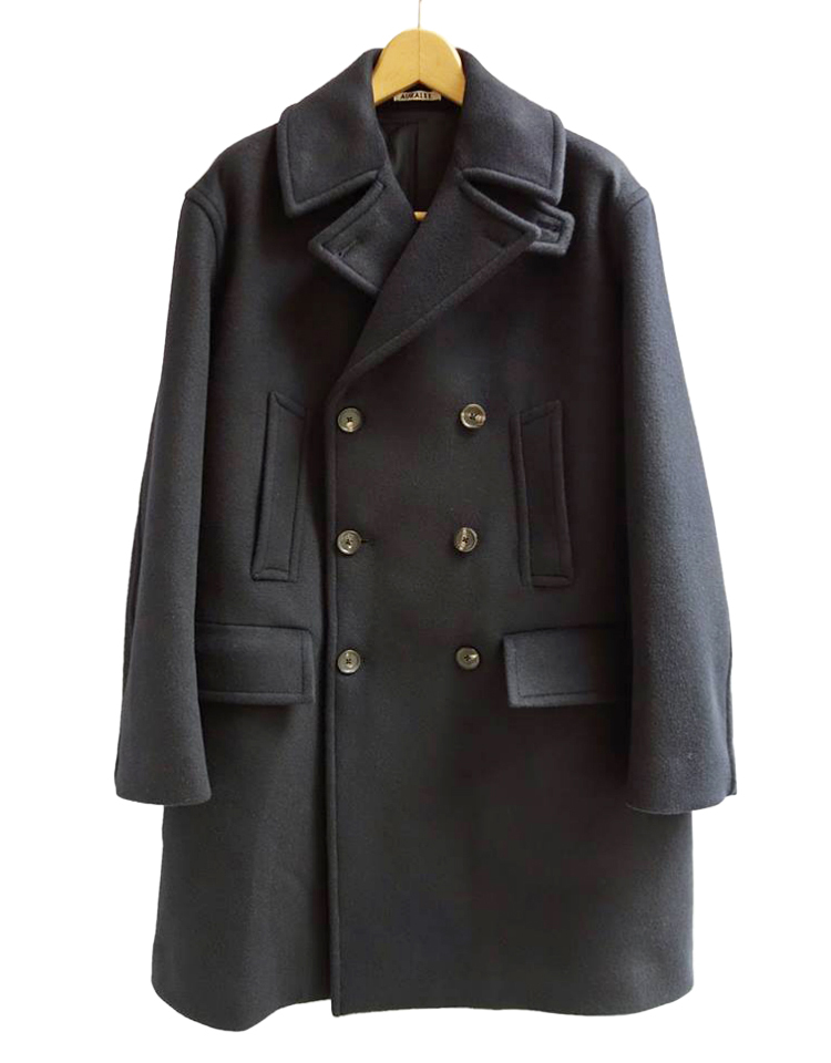 AURALEE】Beaver Melton P-Coat : kink higashisakura